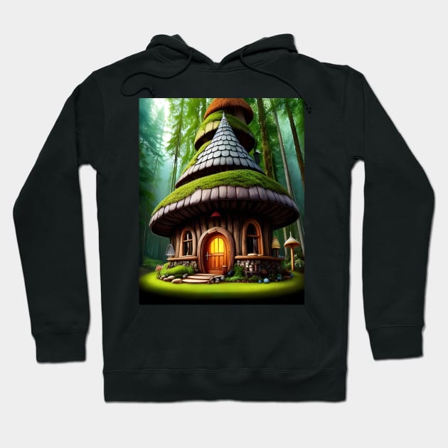 Mushroom House 04 Hoodie by Jaymz Weiss Designz